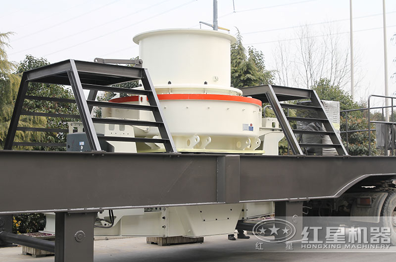 時產(chǎn)100噸移動制砂機、配置HVI制砂機