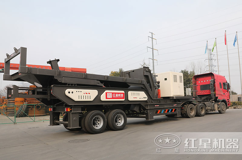 移動汽車載式打石子機直接開走 移動汽車載式打石子機直接開走