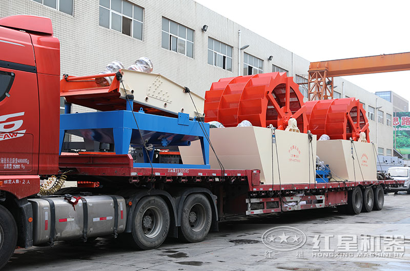 一套洗山沙設備設備發(fā)往河南焦作 一套洗山沙設備設備發(fā)往河南焦作