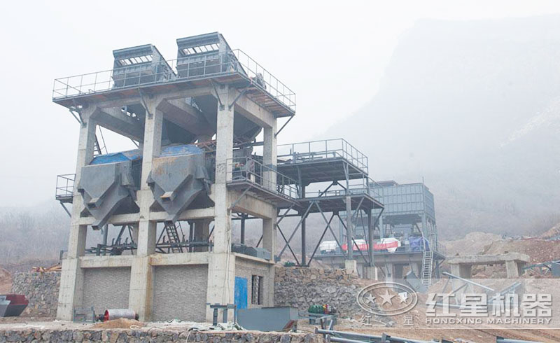 樓式制砂系統生產現場 樓式制砂系統生產現場