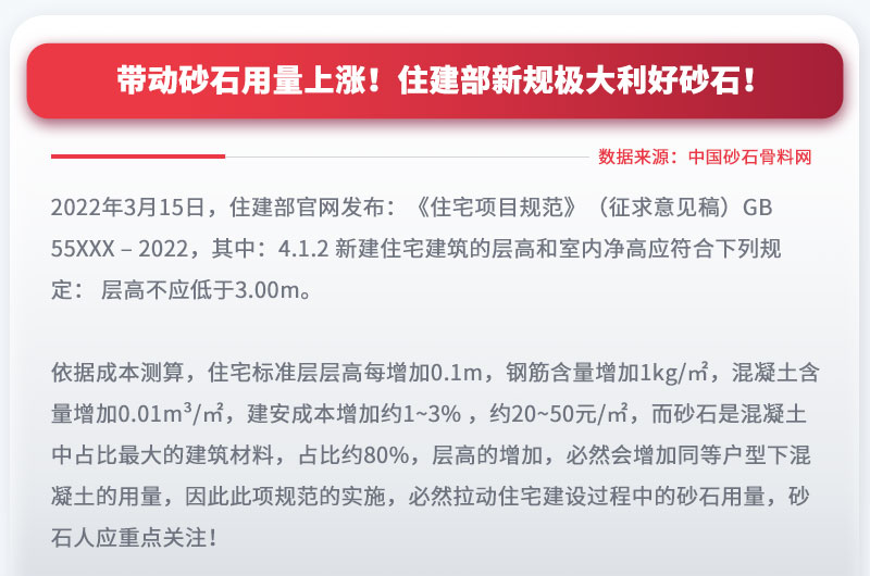 帶動砂石用量上漲,投資砂石料生產(chǎn)設備前景大好 帶動砂石用量上漲,投資砂石料生產(chǎn)設備前景大好